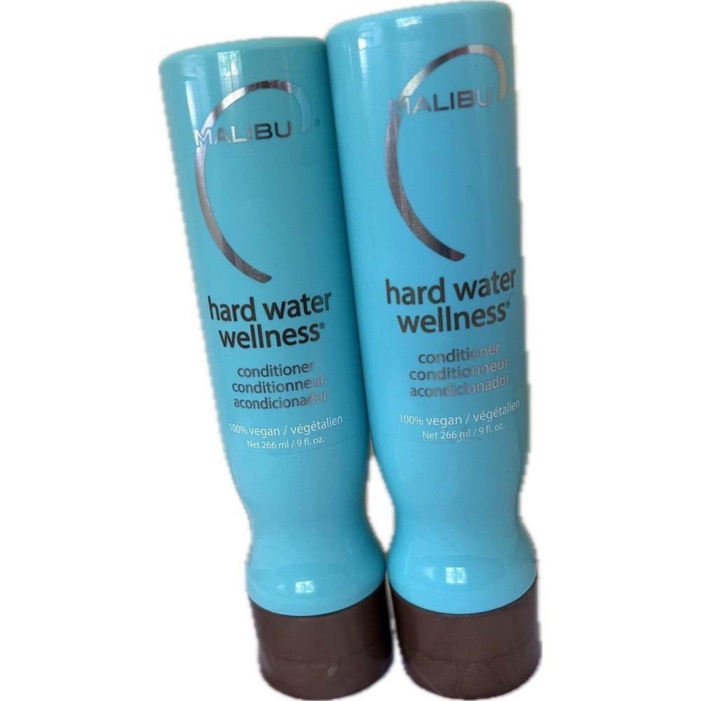 2 PACK Malibu C Hard Water Wellness Conditioner 9oz/266ml FREE & FAST shipping
